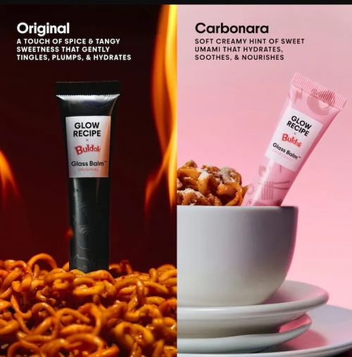 GLOW RECIPE X BULDAK- GLASS BALM HYDRATING LIP TREATMENT DUO GIFT SET