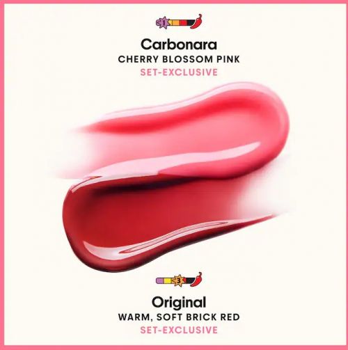 GLOW RECIPE X BULDAK- GLASS BALM HYDRATING LIP TREATMENT DUO GIFT SET
