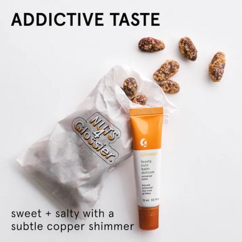 GLOSSIER - BALM DOTCOM LIP BALM AND SKIN SALVE - TOASTY NUTS