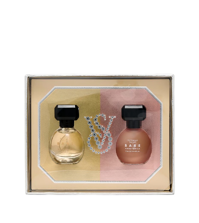 VICTORIA'S SECRET- 2-PIECE MINI & MERRY GIFT SET FT. TOP BARE EAU DE PARFUM