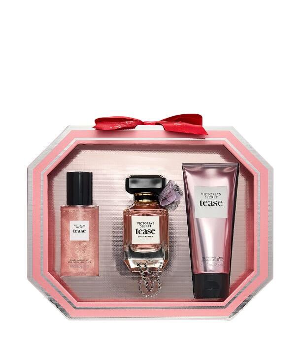VICTORIA'S SECRET- 3-PIECE TEASE MINI AND MERRY GIFT SET