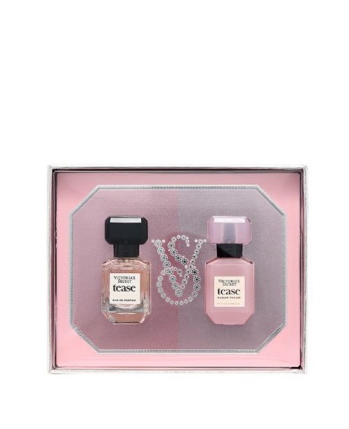 VICTORIA'S SECRET- 2-PIECE MINI & MERRY GIFT SET FT. TOP TEASE EAU DE PARFUM