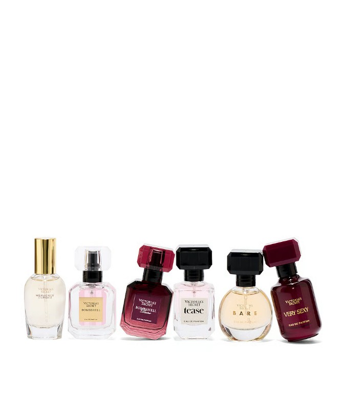 VICTORIA'S SECRET- 6-PIECE MINI EAU DE PARFUM DISCOVERY SET FT. TOP FRAGRANCES