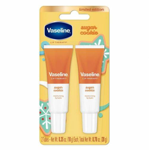 VASELINE HOLIDAY- LIMITED EDITION SUGAR COOKIE LIP BALM TUBES