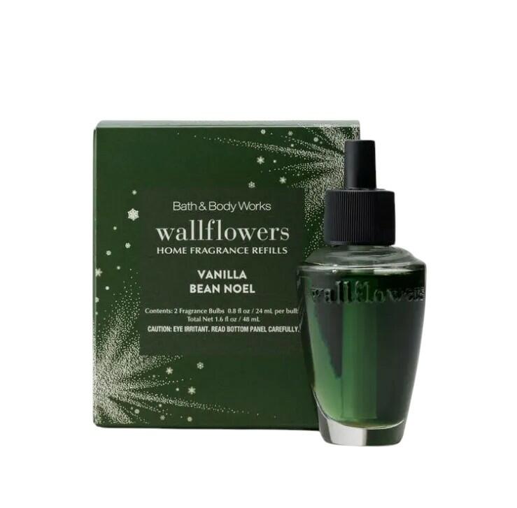 BATH & BODY WORKS - VANILLA BEAN NOEL WALLFLOWERS REFILLS 2-PACK