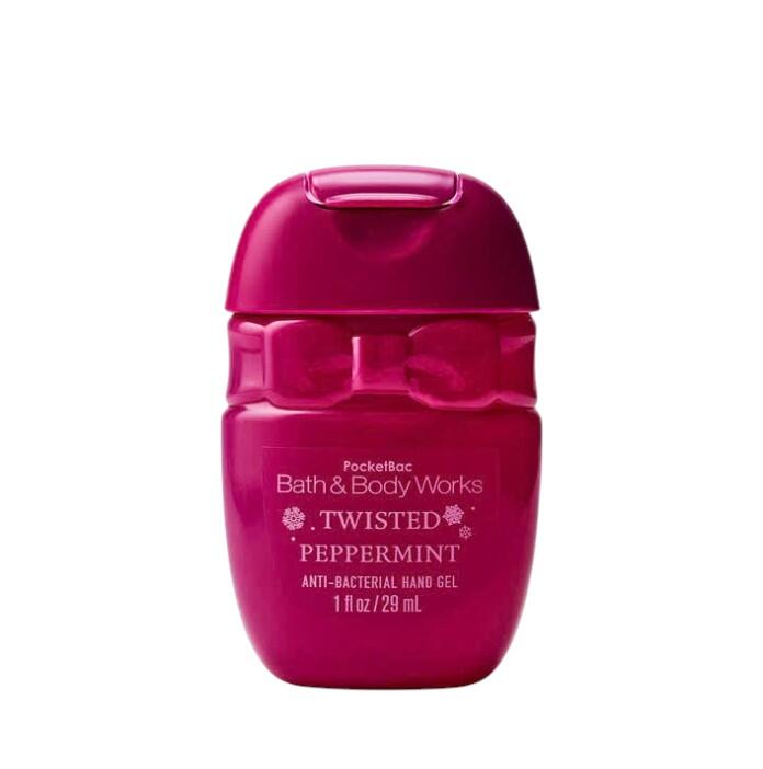 BATH & BODY WORKS - TWISTED PEPPERMINT POCKETBAC HAND SANITIZER