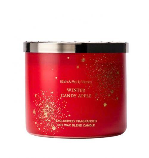 BATH & BODY WORKS - WINTER CANDY APPLE CANDLE 411G
