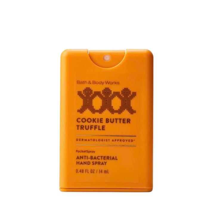 BATH & BODY WORKS - COOKIE BUTTER TRUFFLE POCKETSPRAY HAND SANITIZER