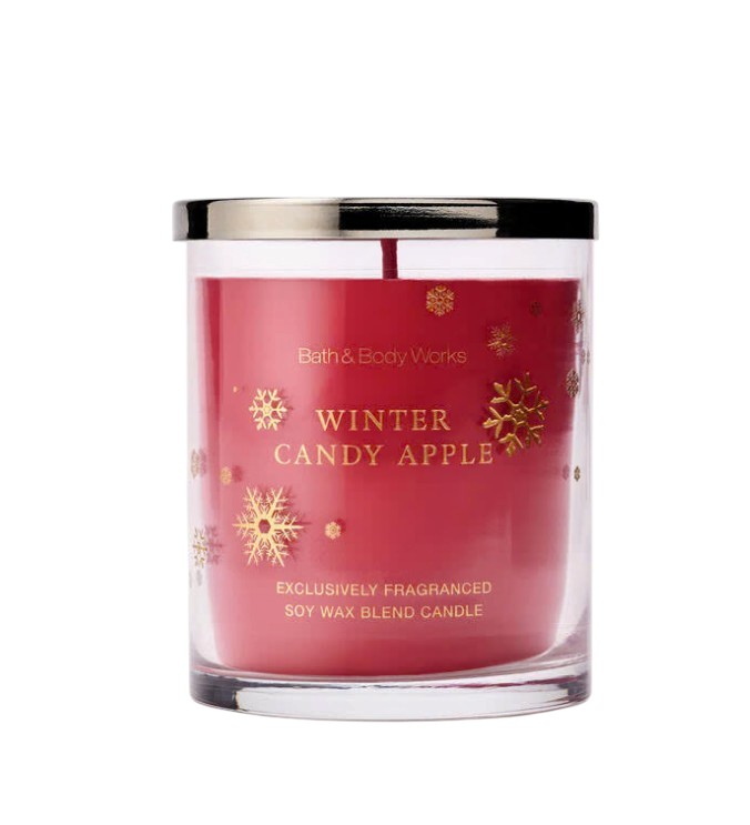 BATH & BODY WORKS - WINTER CANDY APPLE CANDLE 227G