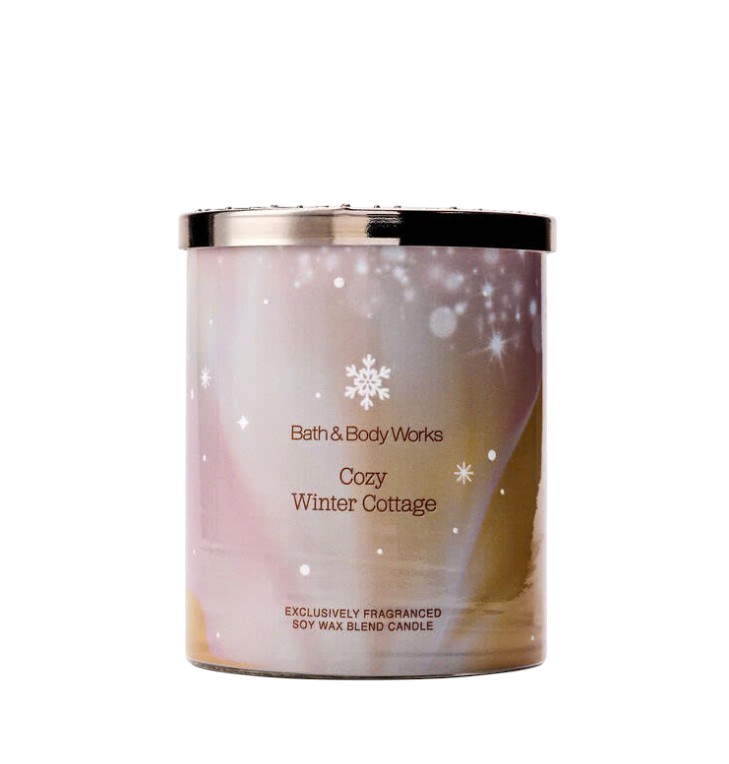 BATH & BODY WORKS - COZY WINTER COTTAGE CANDLE 227G
