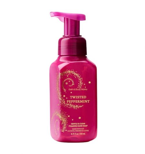 BATH & BODY WORKS - TWISTED PEPPERMINT FOAMING HAND SOAP