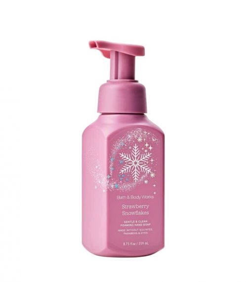 BATH & BODY WORKS - STRAWBERRY SNOWFLAKES FOAMING HAND SOAP