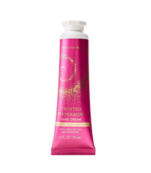 BATH & BODY WORKS - TWISTED PEPPERMINT HAND CREAM
