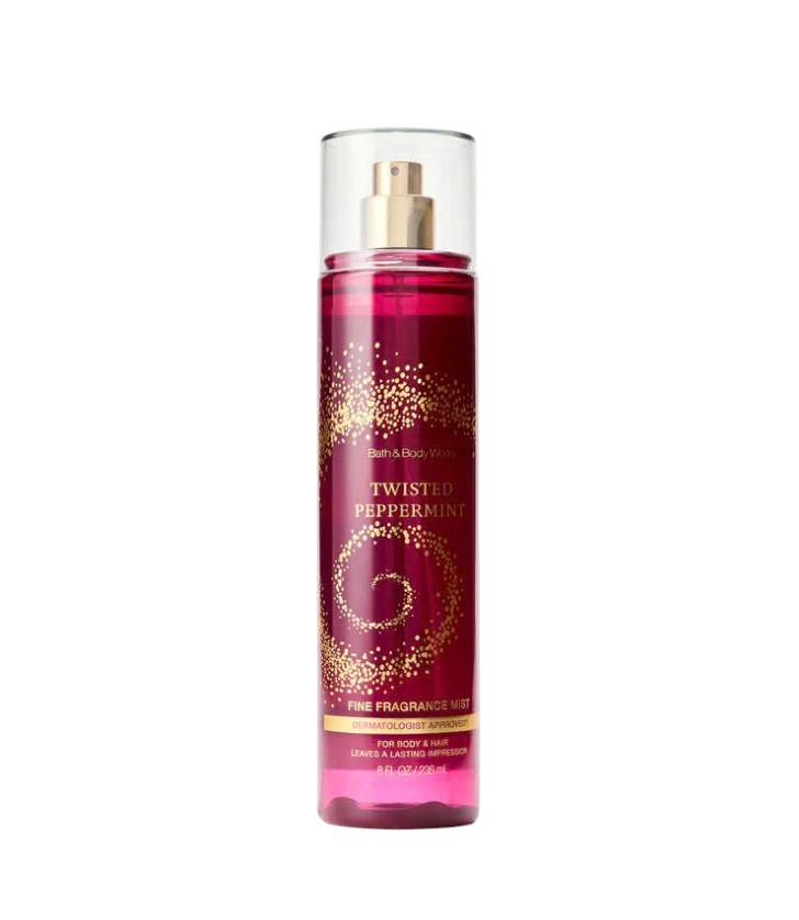 BATH & BODY WORKS - TWISTED PEPPERMINT FINE FRAGRANCE MIST