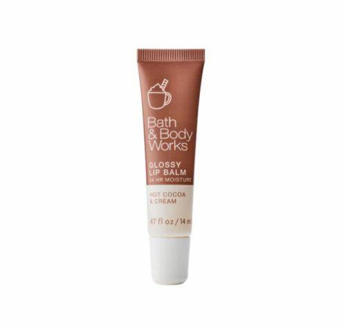BATH & BODY WORKS - HOT COCOA & CREAM GLOSSY LIP BALM