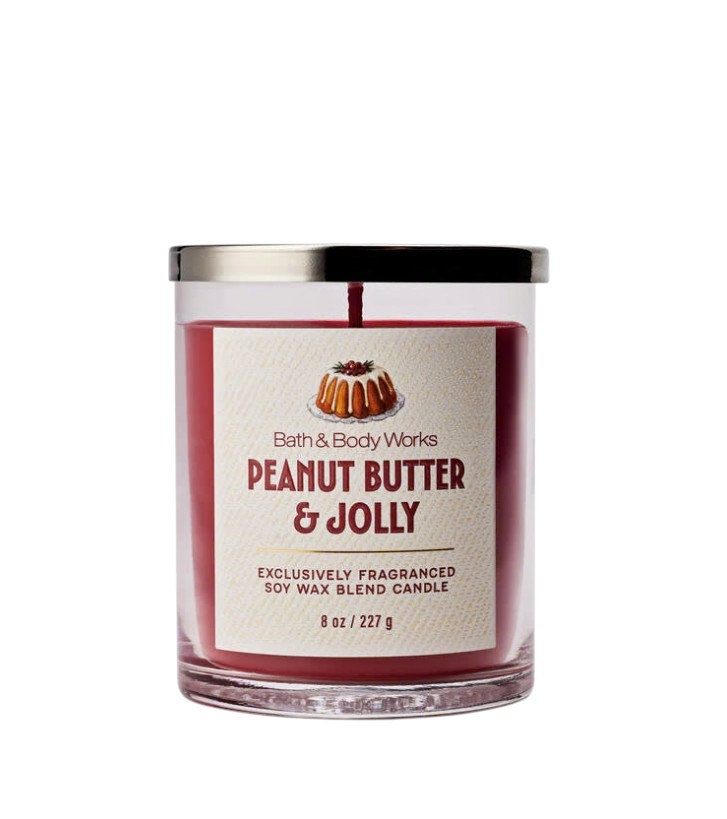 BATH & BODY WORKS - PEANUT BUTTER & JOLLY CANDLE 227G
