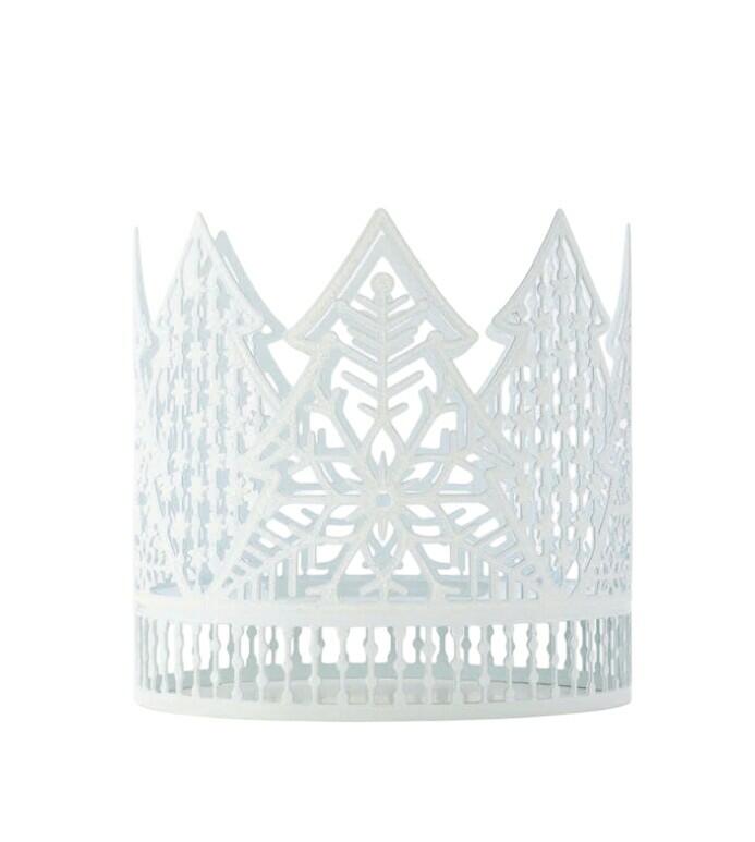 BATH & BODY WORKS - SNOWY FOREST 3-WICK CANDLE HOLDER