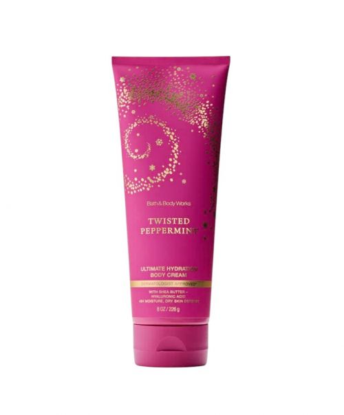 BATH & BODY WORKS - TWISTED PEPPERMINT HAND CREAM