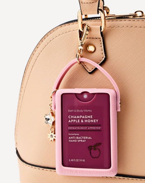 BATH & BODY WORKS - PINK POCKETSPRAY HOLDER