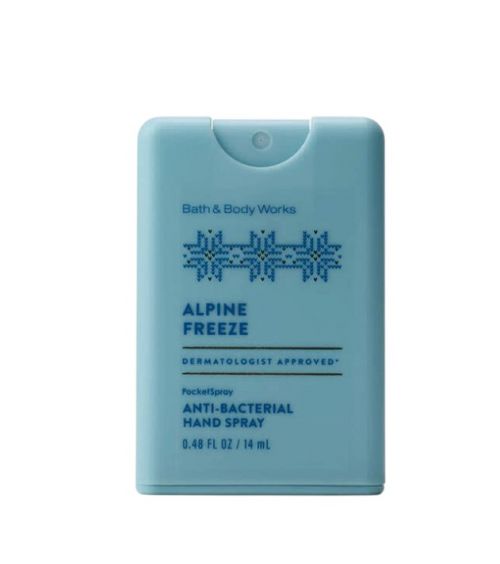 BATH & BODY WORKS - ALPINE FREEZE POCKETSPRAY HAND SANITIZER