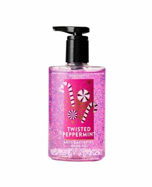 BATH & BODY WORKS - TWISTED PEPPERMINT HAND SANITIZER WITH PUMP