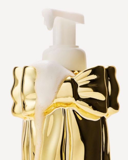 BATH & BODY WORKS - GOLD BOW FOAMING HAND SOAP DISPENSER