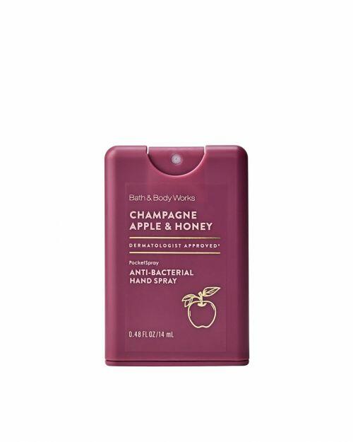 BATH & BODY WORKS- CHAMPAGNE APPLE & HONEY POCKETSPRAY HAND SANITIZER