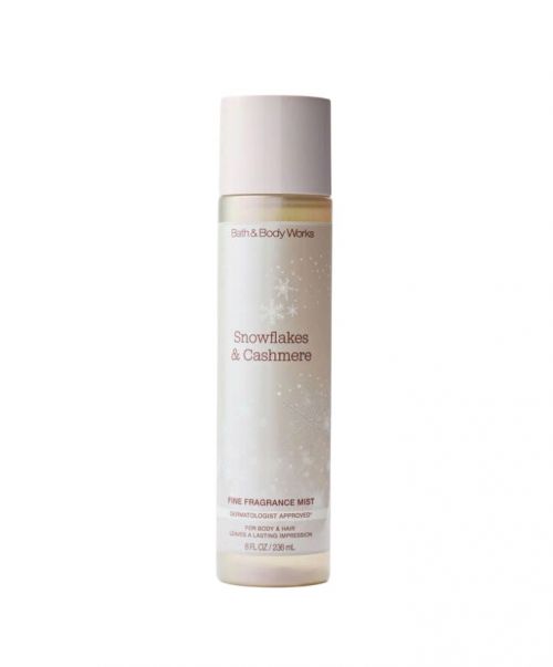 BATH & BODY WORKS - SNOWFLAKES & CASHMERE FINE FRAGRANCE MIST