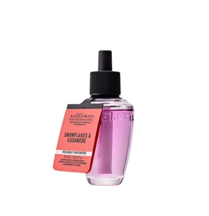 BATH & BODY WORKS - SNOWFLAKES & CASHMERE WALLFLOWERS FRAGRANCE REFILL