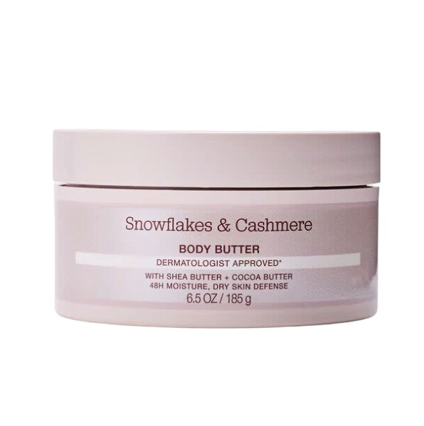 BATH & BODY WORKS - SNOWFLAKES & CASHMERE BODY BUTTER