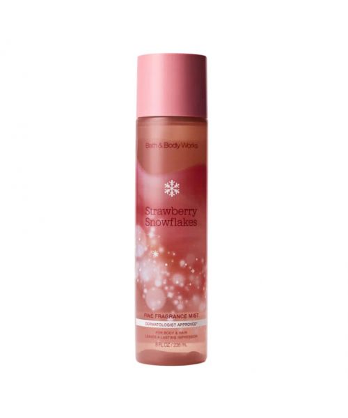BATH & BODY WORKS - STRAWBERRY SNOWFLAKES FINE FRAGRANCE MIST