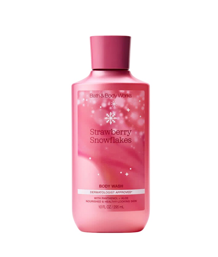 BATH & BODY WORKS - STRAWBERRY SNOWFLAKESBODY WASH