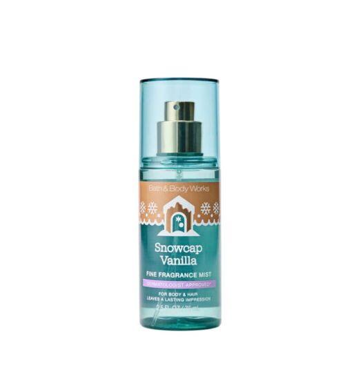BATH & BODY WORKS- SNOWCAP VANILLA TRAVEL SIZE FINE FRAGRANCE MIST