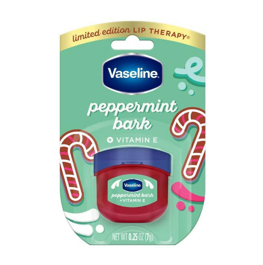 VASELINE HOLIDAY- LIMITED EDITION CUTIE LIP BALMS - PEPPERMINT BARK