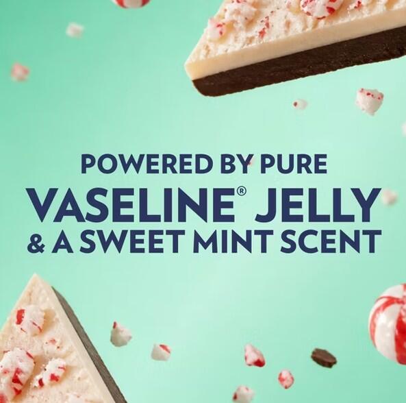 VASELINE HOLIDAY- LIMITED EDITION CUTIE LIP BALMS - PEPPERMINT BARK