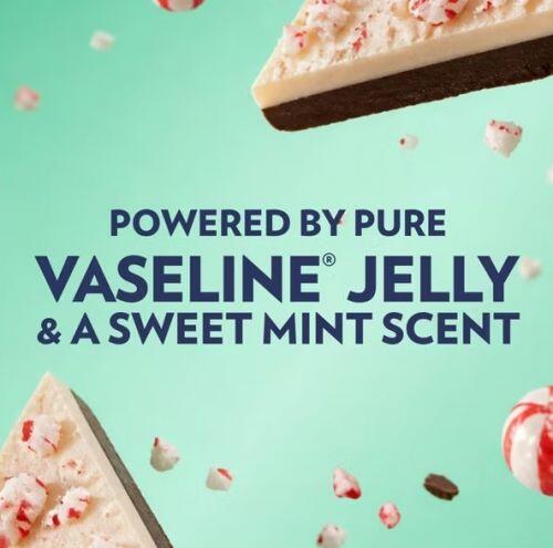 VASELINE HOLIDAY- LIMITED EDITION CUTIE LIP BALMS - PEPPERMINT BARK