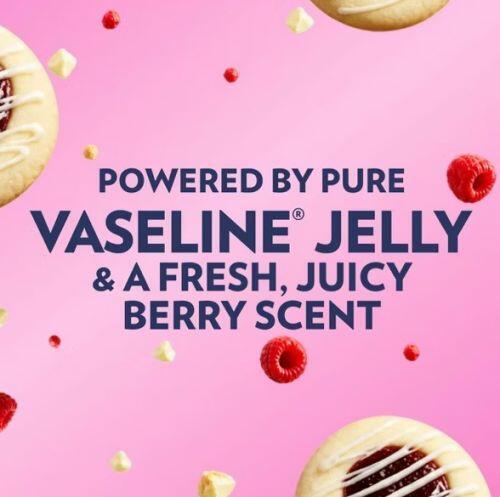 VASELINE HOLIDAY- LIMITED EDITION CUTIE LIP BALMS - RASPBERRY COOKIE