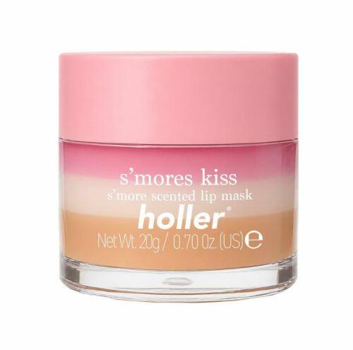 HOLLER AND GLOW- HYDRATING TOASTED SMORES SCENTED LAYERED LIP MASK