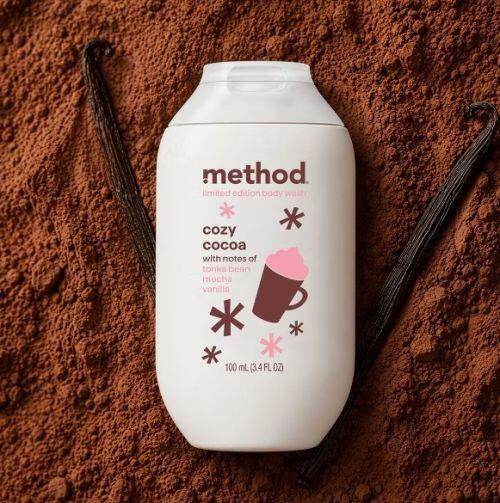 METHOD HOLIDAY BODY WASH - COZY COCOA- 100ML