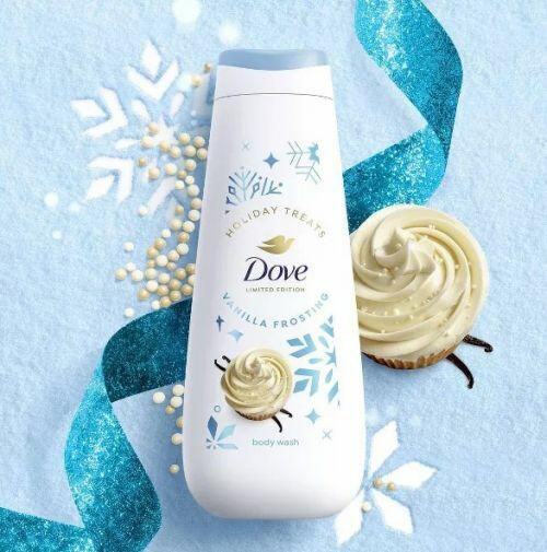 DOVE LIMITED EDITION- HOLIDAY TREATS BODY WASH VANILLA FROSTING