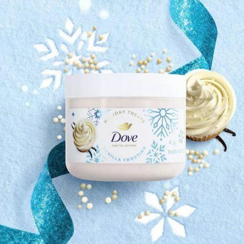 DOVE LIMITED EDITION- HOLIDAY TREATS BODY SCRUB VANILLA FROSTING