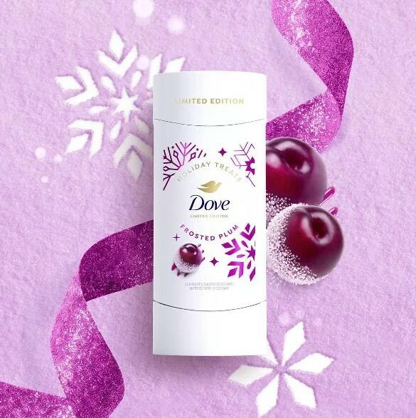 DOVE LIMITED EDITION- TREATS ANTIPERSPIRANT DEODORANT FROSTED PLUM BERRY