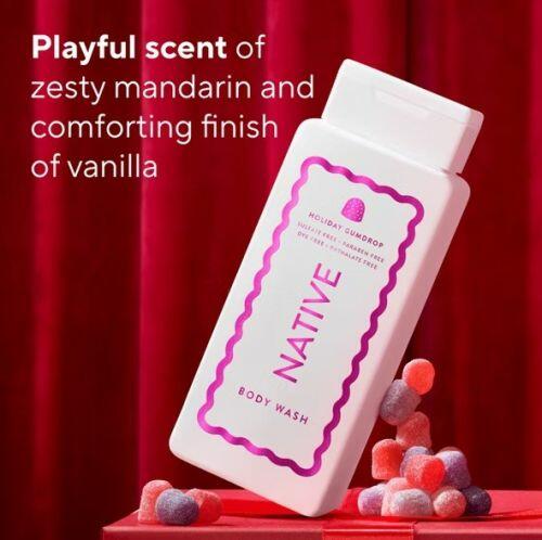 NATIVE HOLIDAY- BODY WASH - HOLIDAY GUMDROP