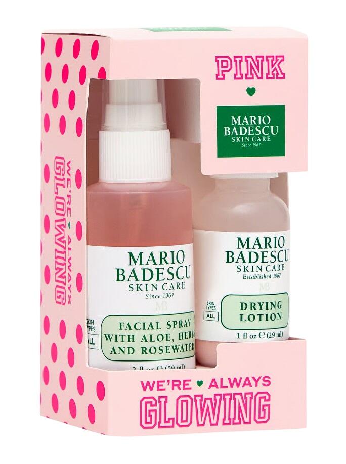 PINK ? MARIO BADESCU- WE'RE ALWAYS GLOWING SKINCARE KIT