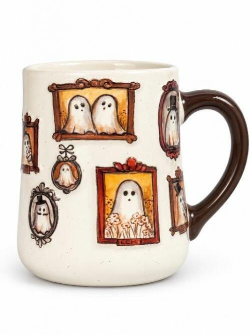HALLOWEEN GHOST PORTRAIT CERAMIC MUG