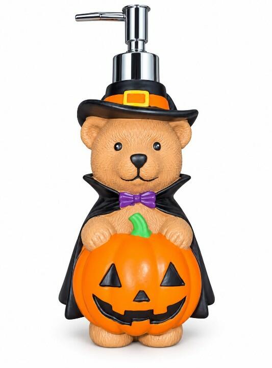 HALLOWEEN WITCH BEAR HAND SOAP DISPENSER