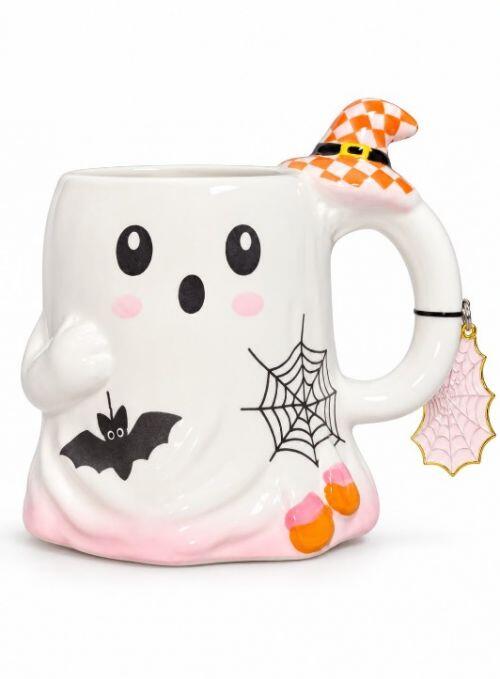 HALLOWEEN CUTE GHOST CERAMIC MUG