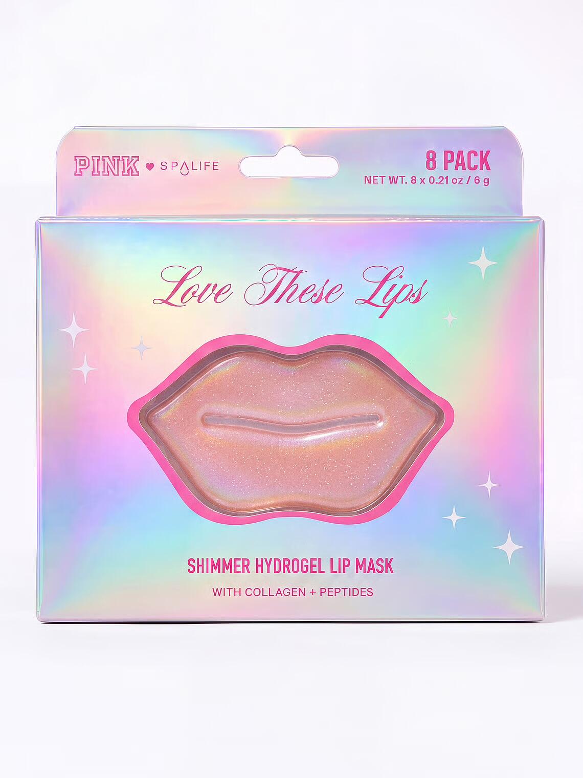 PINK x SPALIFE - LOVE THESE LIPS SHIMMER HYDROGEL LIP MASK