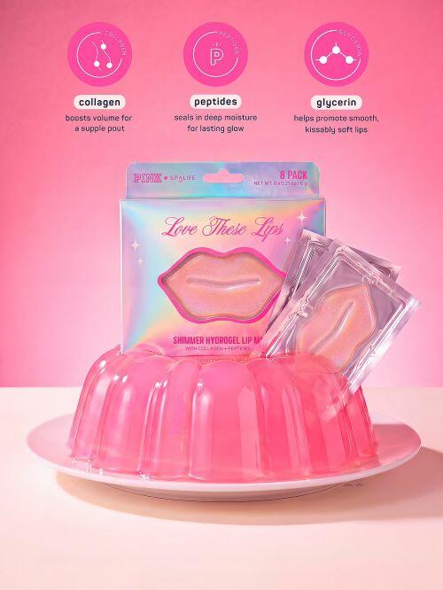 PINK x SPALIFE - LOVE THESE LIPS SHIMMER HYDROGEL LIP MASK