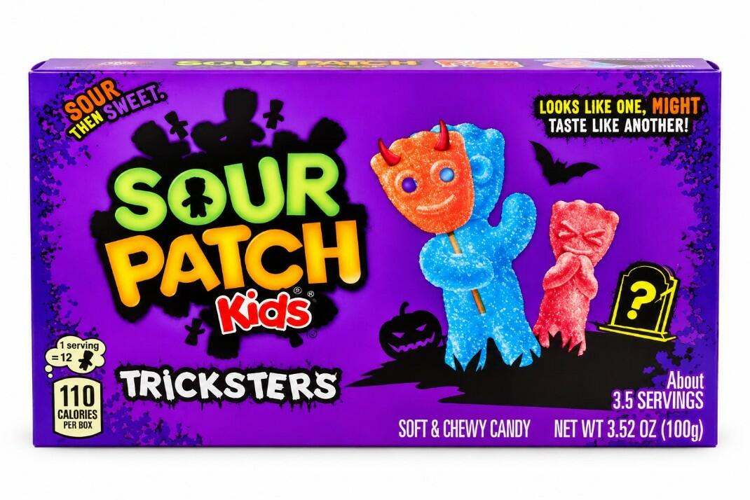 SOUR PATCH KIDS- TRICKSTERS HALLOWEEN SOFT & CHEWY CANDY 100G